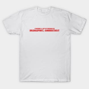 I burned a lot of bridges in Bridgeport, Connecticut T-Shirt